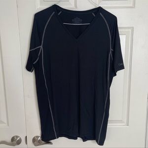 Calvin Klein CK Stretchy Nylon Vneck Tee Shirt XL